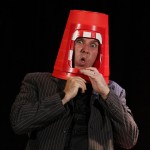 Keith Fields with a bucket on his head Keith Fields english comics